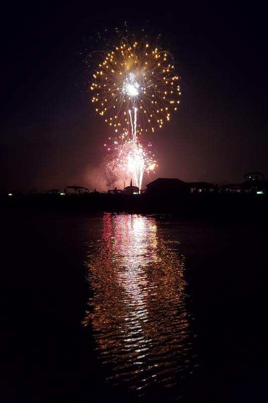 Dewey Beach fireworks brighten bayside Cape Gazette